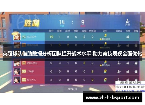英超球队借助数据分析团队提升战术水平 助力竞技表现全面优化 英超球队借助数据分析团队提升战术水平 助力竞技表现全面优化
