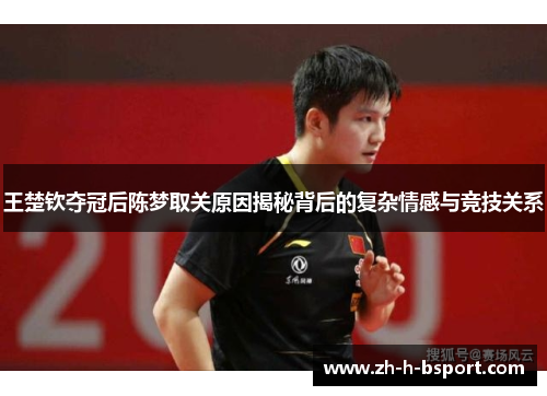 王楚钦夺冠后陈梦取关原因揭秘背后的复杂情感与竞技关系