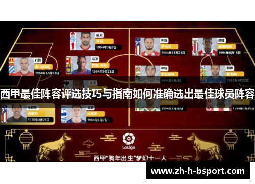 西甲最佳阵容评选技巧与指南如何准确选出最佳球员阵容